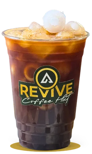 Iced Americano at Revive Cafe Norwich