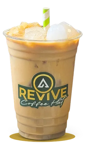 Iced Latte at Revive Cafe Norwich