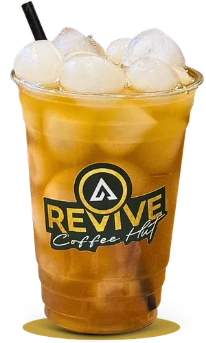 Peach Iced Tea at Revive Cafe Norwich